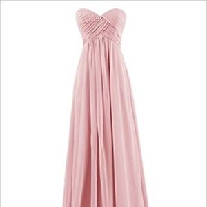 Sweetheart Blush Pink Bridesmaid Dress